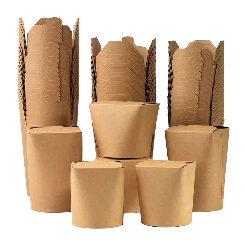 |イベント・ノベルティ用品 | 電子レンジ可 耐油クラフト紙フードBOX | 100/550/700ml