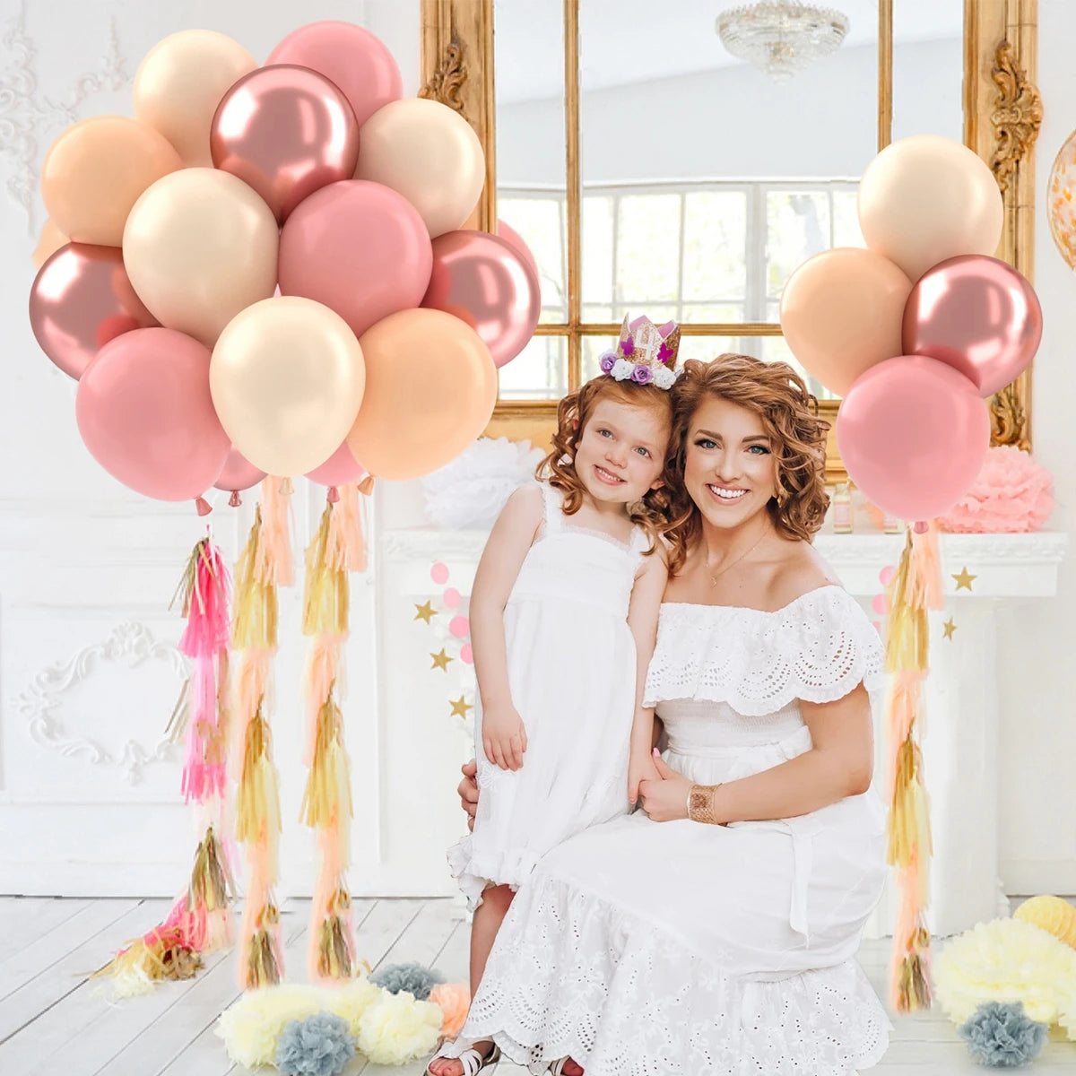 イベント・バルーン装飾 |メタリックカラーミックスバルーンセット