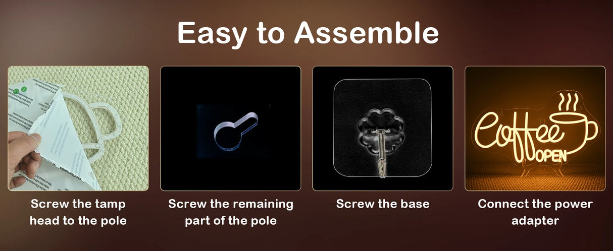 Coffee OPEN LEDネオンサイン(ネオン看板)