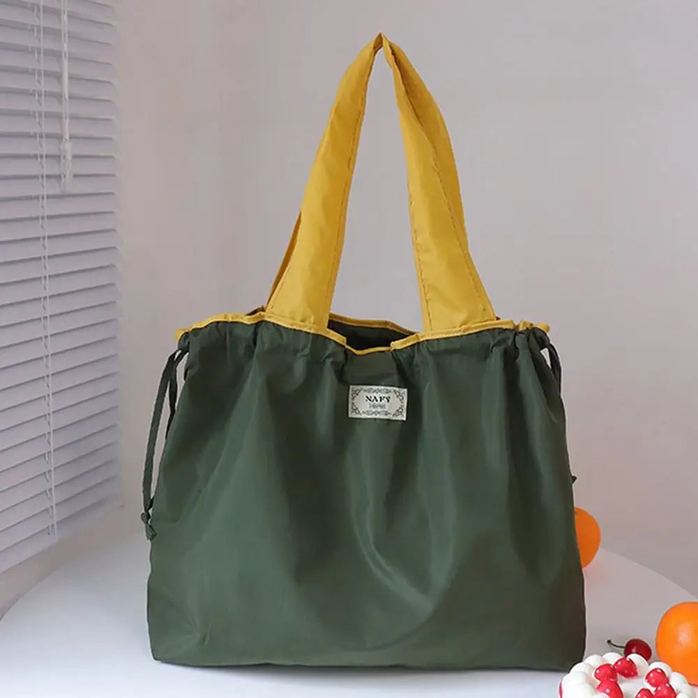 |ノベルティ用品 | 折り畳み可能 巾着型エコバッグ | 47×35cm