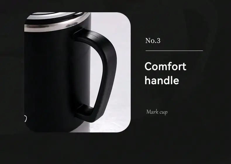 |イベント・ノベルティ用品 | 二重断熱フタ付きステンレスマグカップ | 480ml