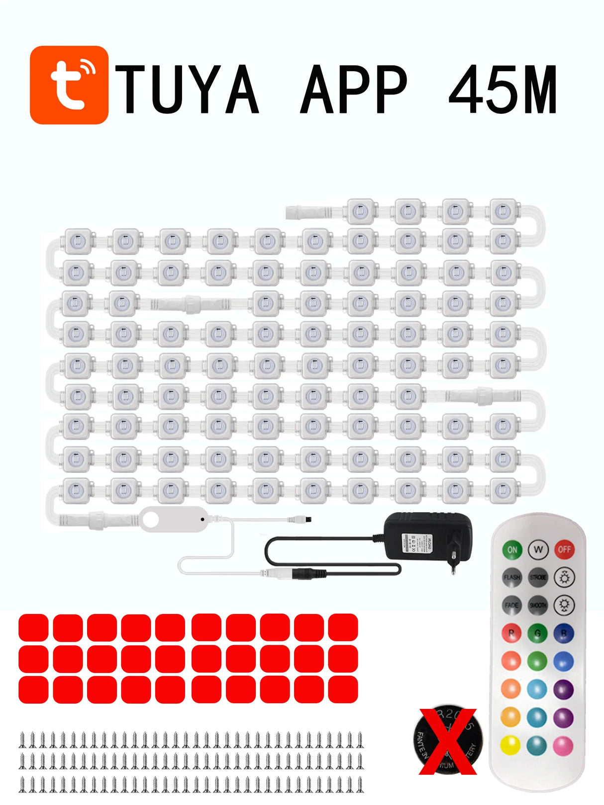 ドレープライト|イベント・クリスマス装飾|防水多色LEDストリングライト(15~45M)