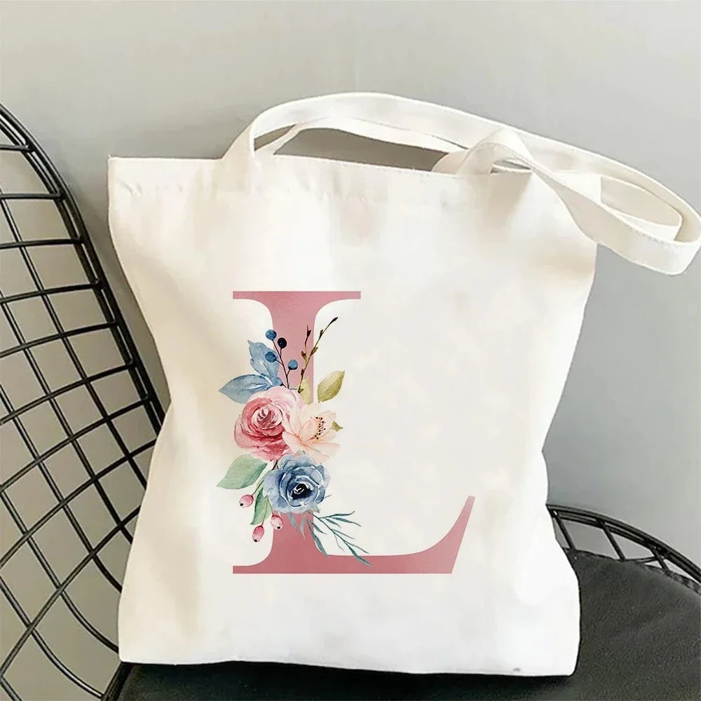 |ノベルティ用品 | イニシャルプリントトートバッグ | 35×40c