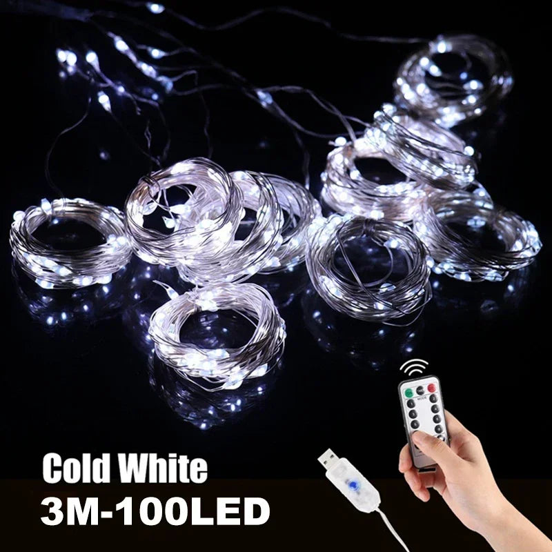 カーテンライト|イベント・パーティー装飾|LEDカーテンライト フェアリーライト USB対応(3M)