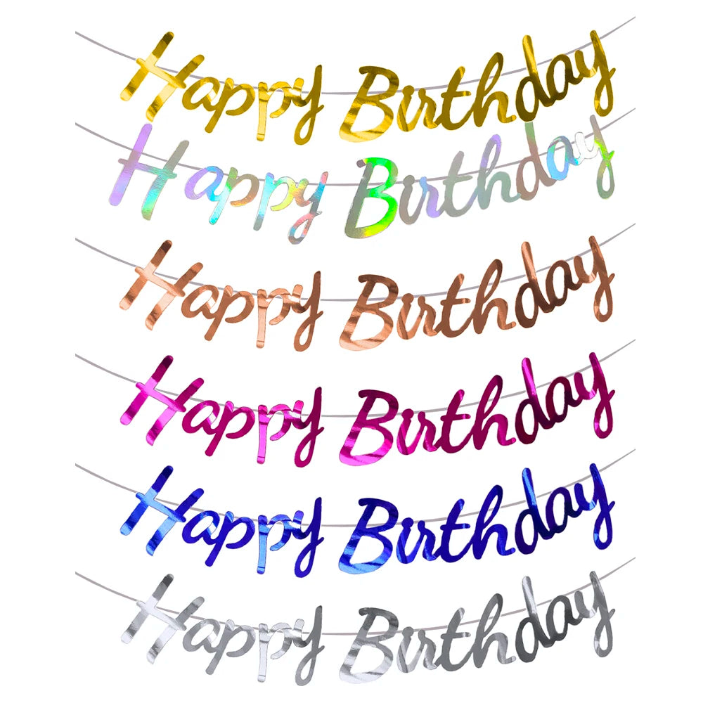 パーティー用装飾 誕生日用バナー 壁面装飾 華やか演出