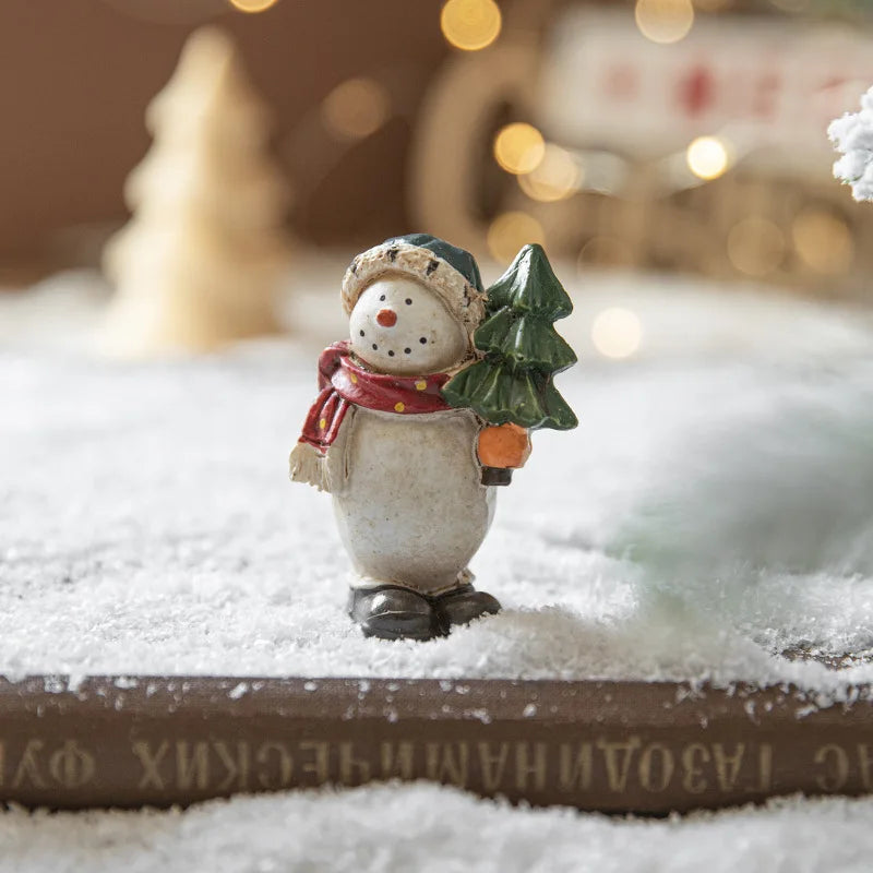 【クリスマスツリー用装飾】スノーマンオーナメント(塗装樹脂製)