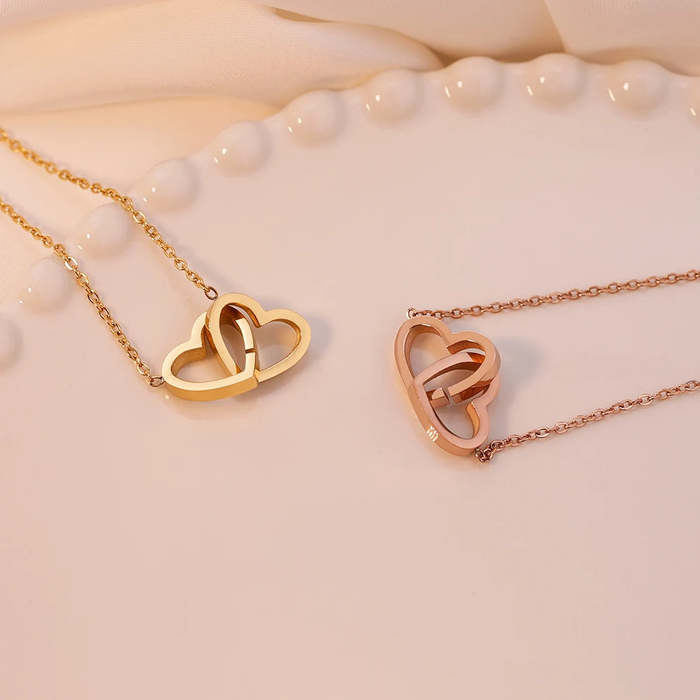 名入れハートペンダントネックレス ギフト用