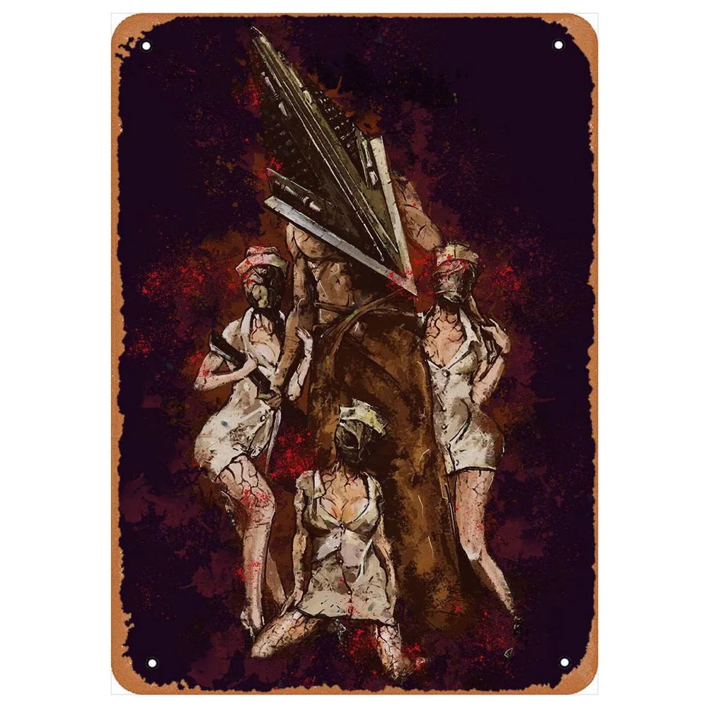 ヴィンテージ映画ブリキ看板 A