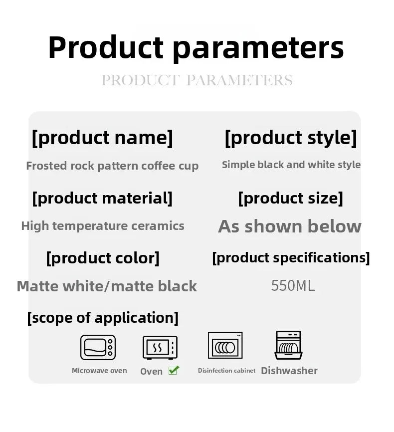 |イベント・ノベルティ用品 |電子レンジ対応セラミックマグカップ 黒白| 550ml