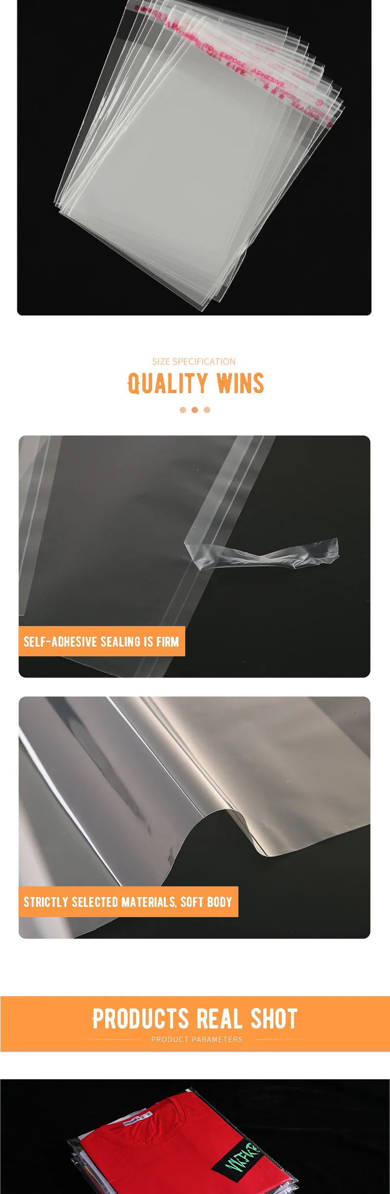 |イベント・ノベルティ用品 | 透明無地OPP袋 100枚セット