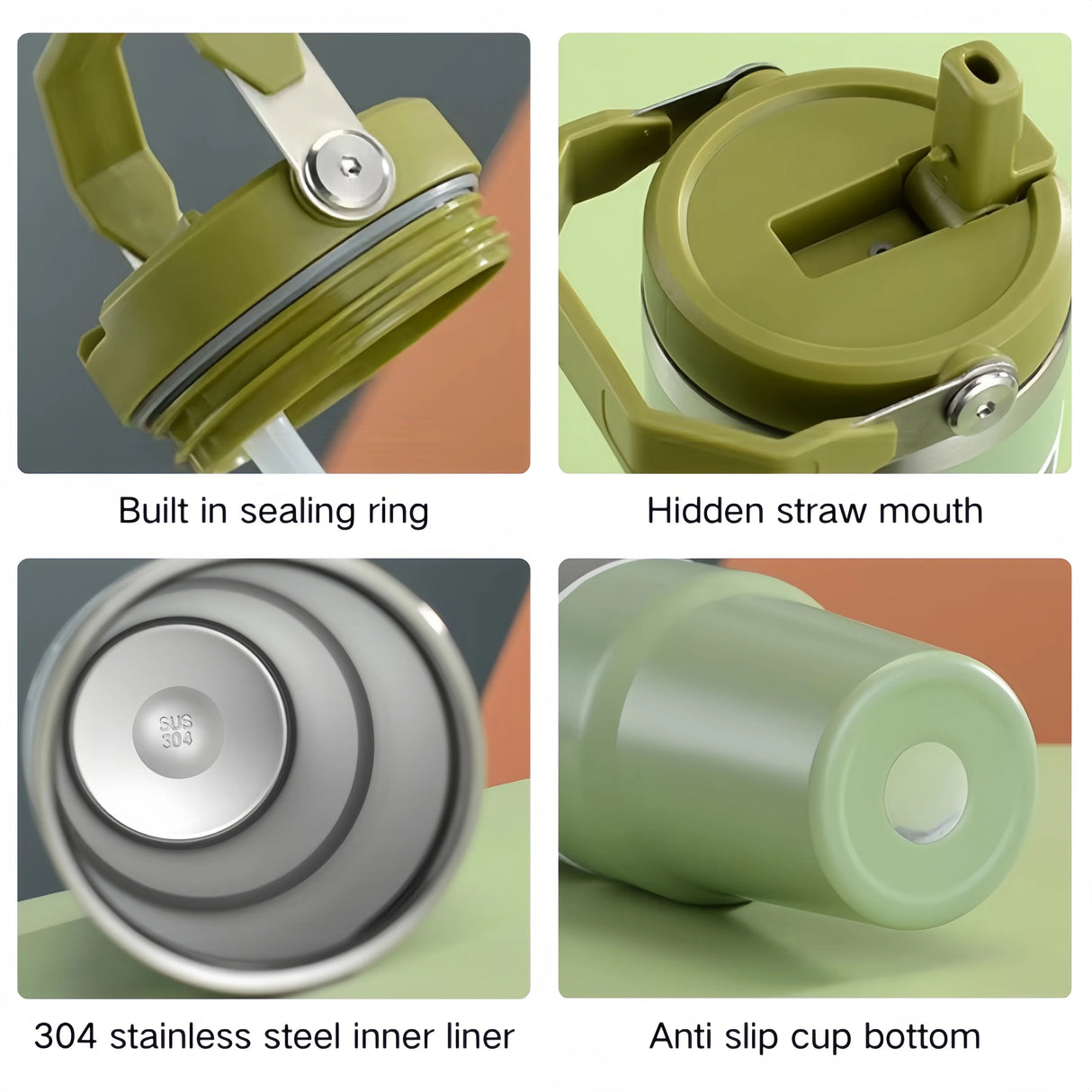 |イベント・ノベルティ用品 | 大容量ステンレスカーカップ 旅行用 | 890ml