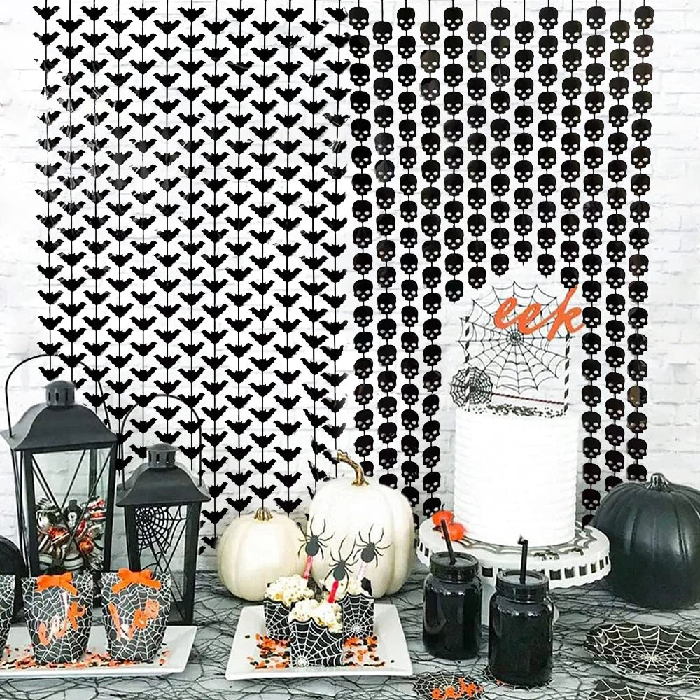 イベント・ハロウィン装飾|ハロウィン柄カーテンデコレーションセット