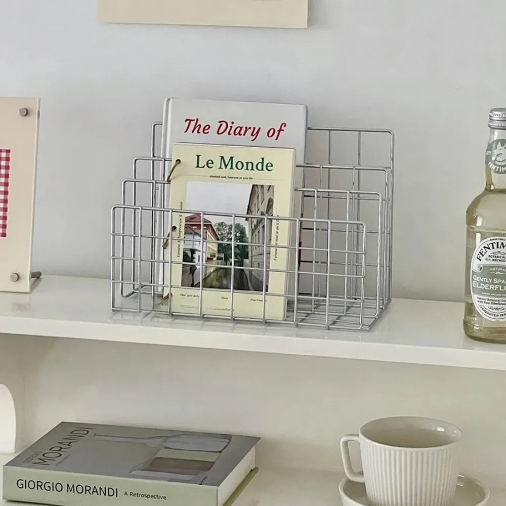 3層メタルメッシュ文房具オーガナイザー