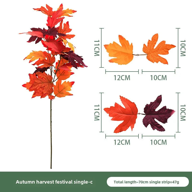 イベント・ハロウィングッズ|70cm 秋色メープルリーフ