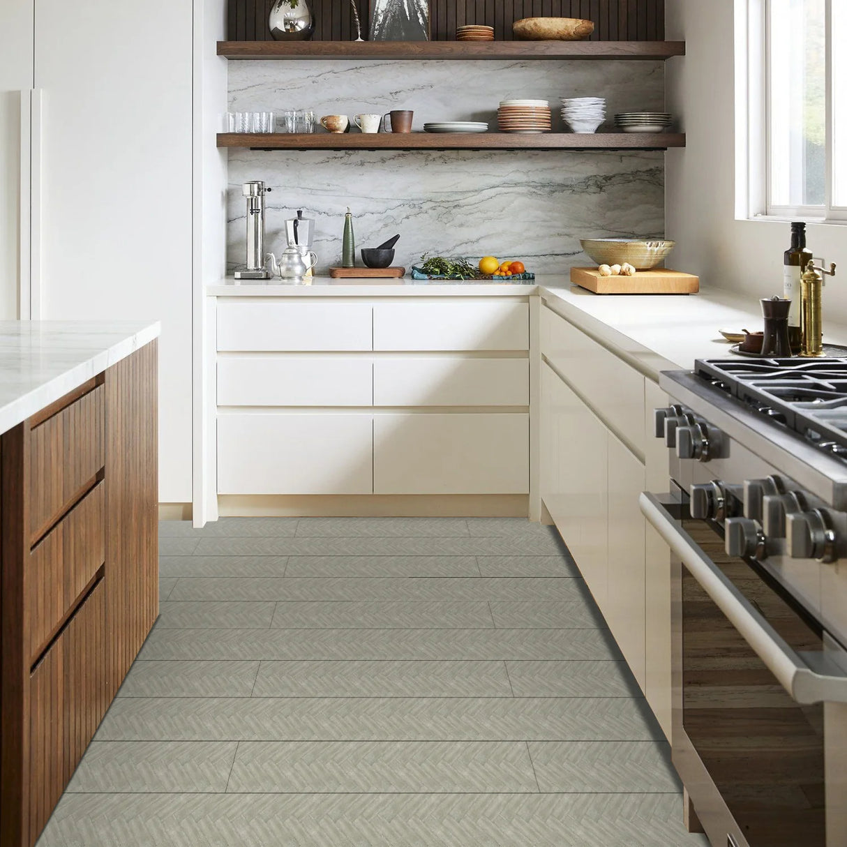 DIY用 ヴィンテージ風木目調 ステッカー 幅15㎝ x 90cm 5枚入