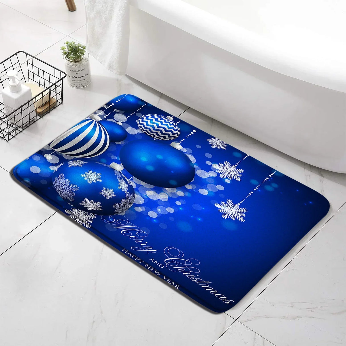 バスマット&トイレフタカバー&トイレ用マット(3点セット)