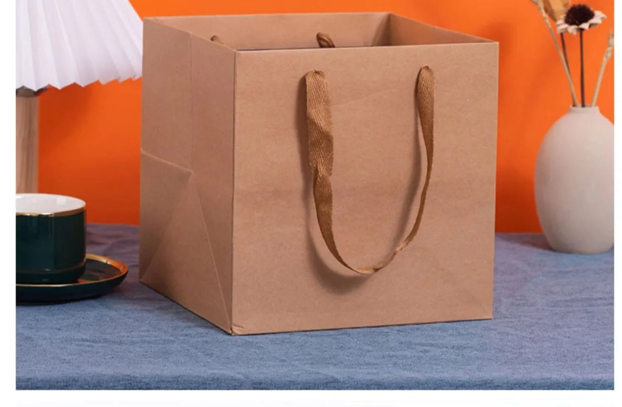 |ノベルティ用品 | クラフト紙ギフトバッグ10枚セット