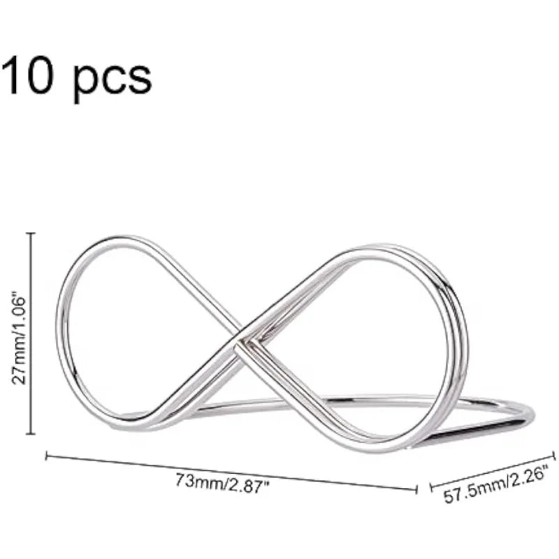 イベント・結婚式装飾|プラチナ テーブルナンバーホルダー 10個セット