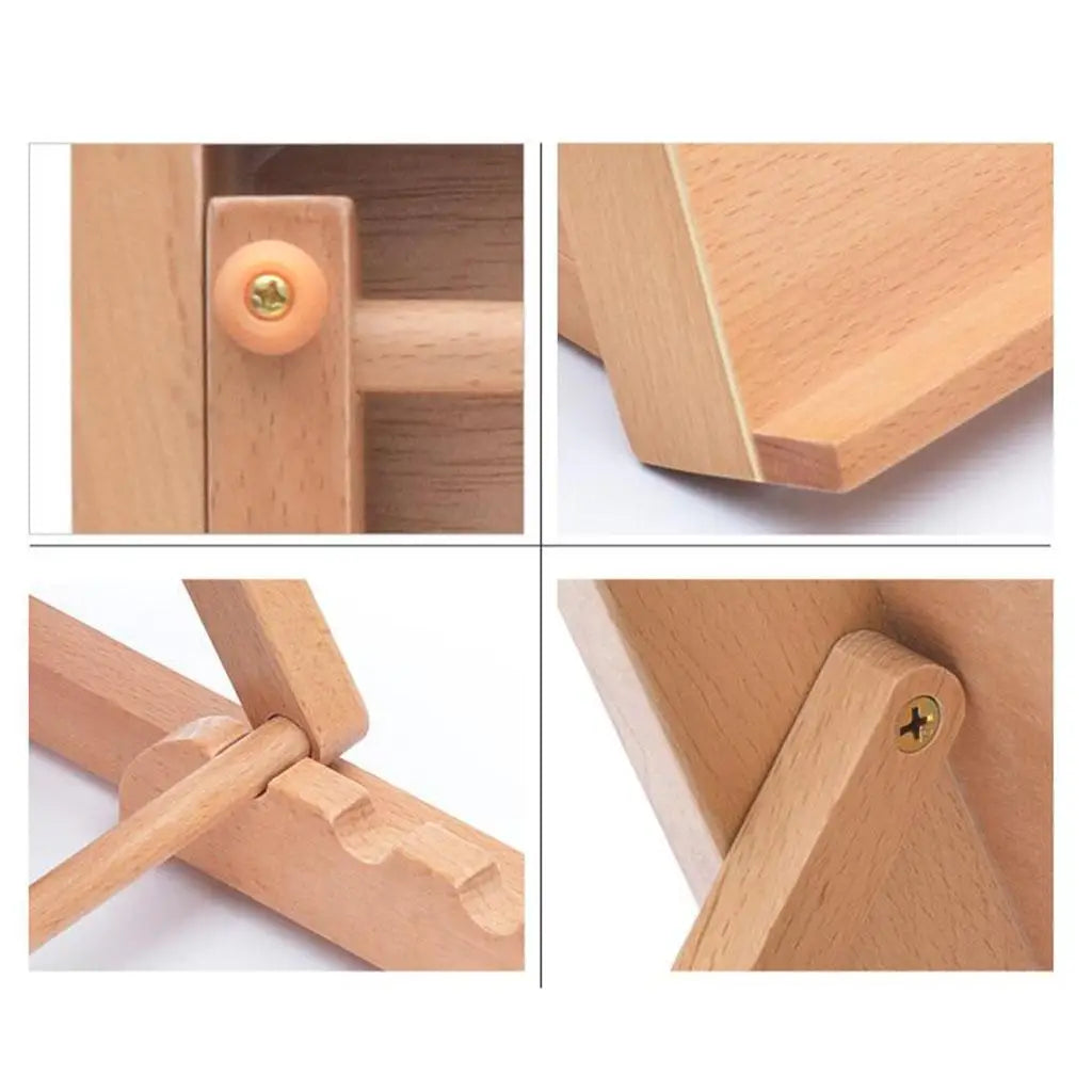 【角度調節可能】木製アートデスクイーゼル