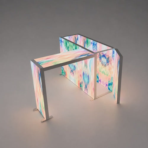 セゴライトボックス ブリッジコネクター バックヤードドアセット横連結タイプ|グラフィック装着時の設置イメージ|誉PRINTING