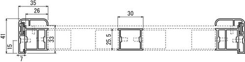 ビルボード E61KK ボリューム型大型壁面看板フレームの断面寸法図|誉PRINTING