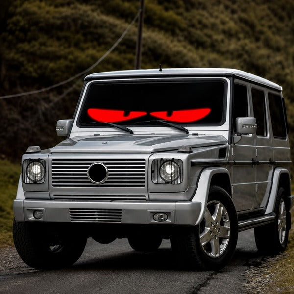 車用LEDディスプレイ スマホで光る演出 Devil's Eyes|16×64・約37cm幅