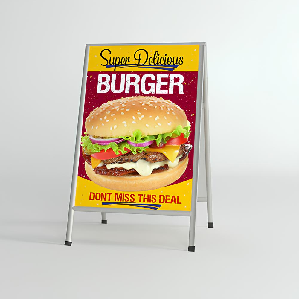 両面ワンタッチA型看板(A1/A2/700x1000:ISO B1)|誉PRINTING