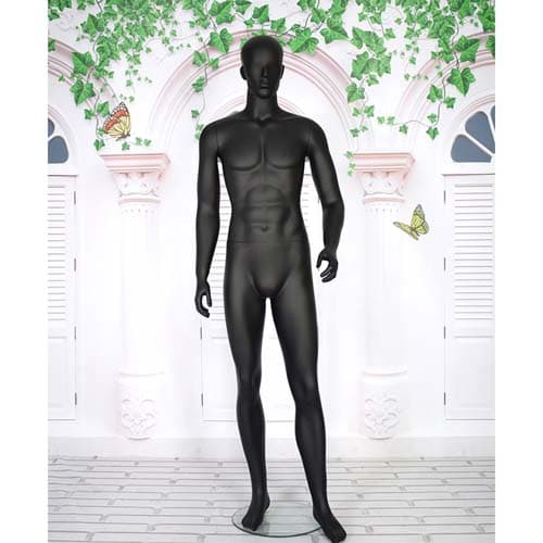 全身 男性リアルマネキン【マットブラック】|誉PRINTING