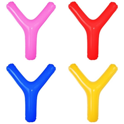 エアポップレターバルーン (ピンク,レッド,ブルー,イエロー,グリーン,オレンジ) 「Y」|誉PRINTING