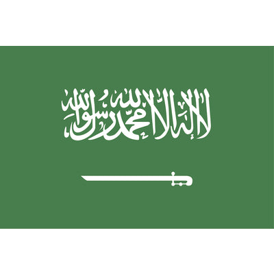 旗(世界の国旗) サウジアラビア 120×180cm-04506401A|誉PRINTING