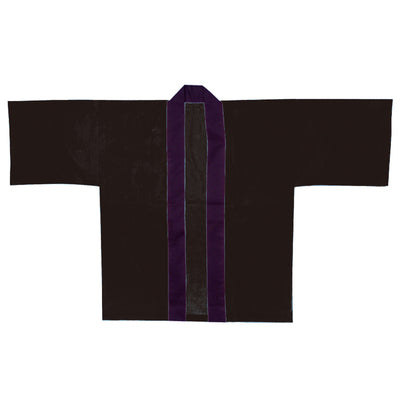 ハッピ-祭 黒(転写加工可 同色帯付)|誉PRINTING