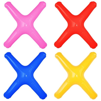 エアポップレターバルーン (ピンク,レッド,ブルー,イエロー,グリーン,オレンジ) 「X」|誉PRINTING