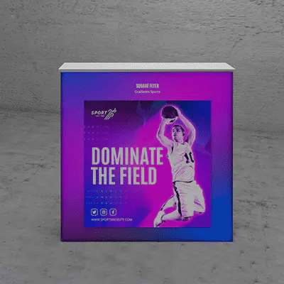 レゴポップアップ カウンターテーブル W100cm|誉PRINTING