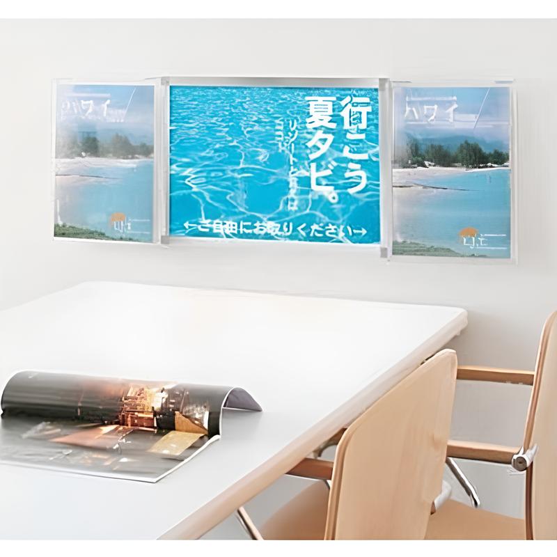 壁面パネル付ラック(YR/CR)|誉PRINTING