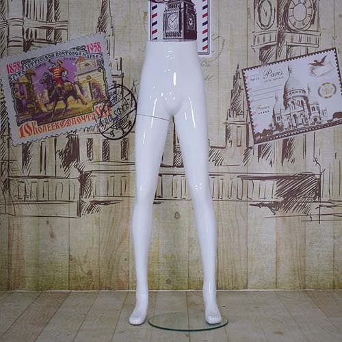 パンツボディ 下半身 男性マネキン【グロスホワイト】02|誉PRINTING