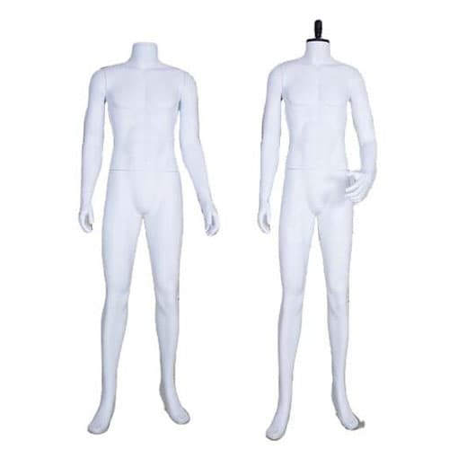 ヘッドレス 男性マネキン【マットホワイト】|誉PRINTING