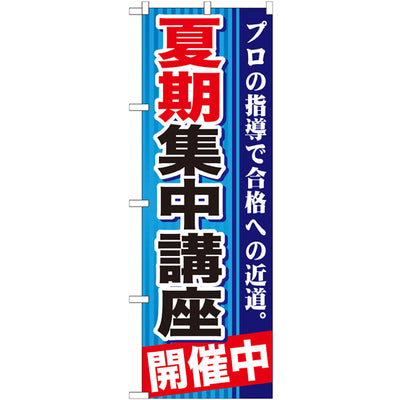 のぼり HPCGNB-夏期集中講座開催中青|誉PRINTING