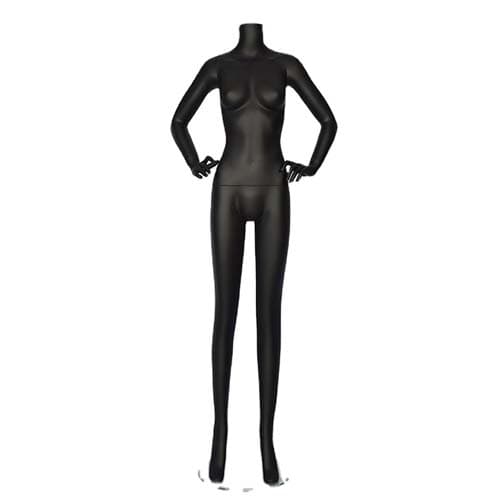 ヘッドレス 女性マネキン【マットブラック】|誉PRINTING