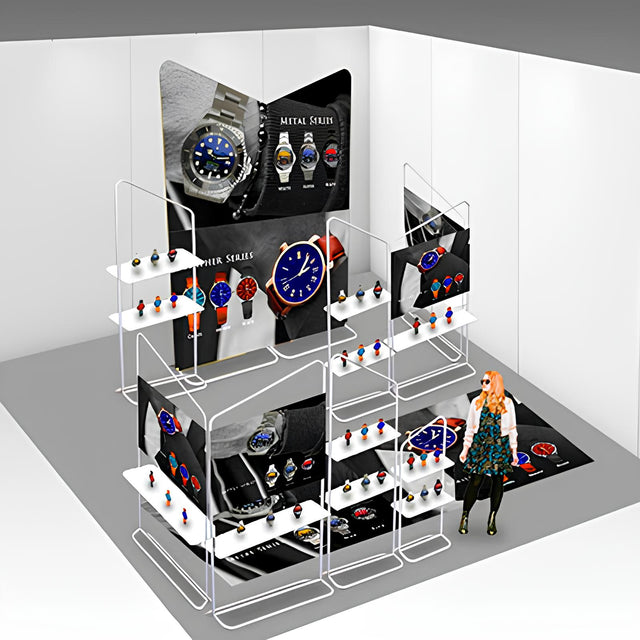 セットディスプレイ アングルバナーセット C【2小間用(3m×6m)】|誉PRINTING