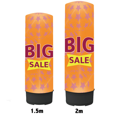 エア看板 1.5m/2mタイプ(LEDライト付)|誉PRINTING