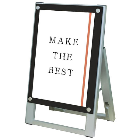 ポスター用スタンド看板 A3縦片面 ブラック/ホワイト|誉PRINTING