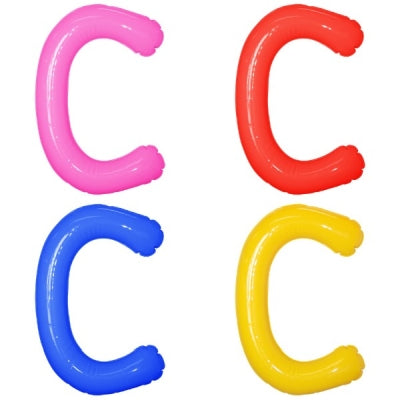 エアポップレターバルーン (ピンク,レッド,ブルー,イエロー,グリーン,オレンジ) 「C」|誉PRINTING