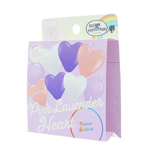 バルーンフォトプロップス ハート型ゴム風船カラフルアソート|誉PRINTING