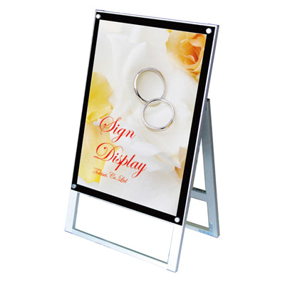 ポスター用スタンド看板 B2片面 ブラック/ホワイト|誉PRINTING