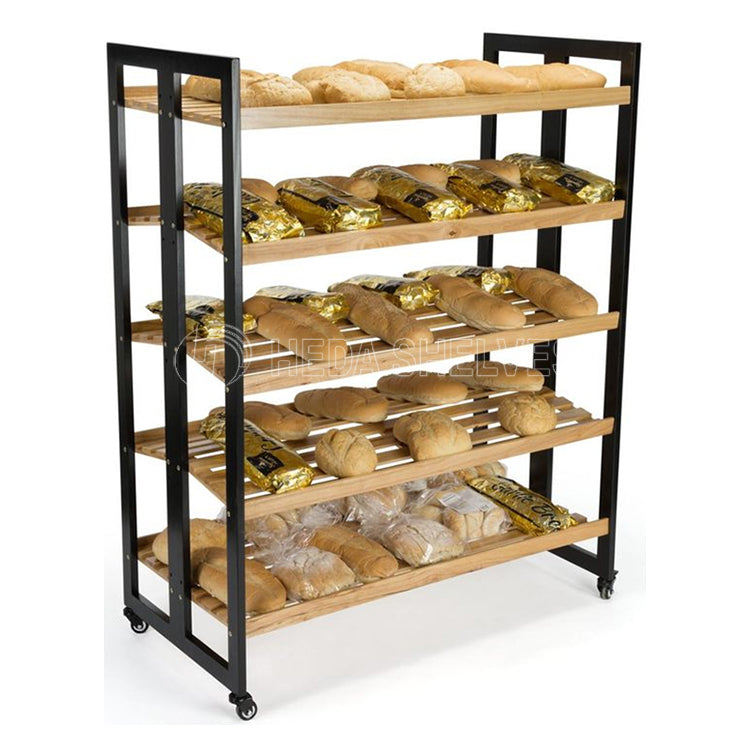 パンショーケースベーカリー店備品/ベーカリーラックファッションスタイルディスプレイ|誉PRINTING