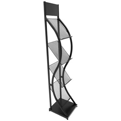 マガジンラック4Sウェーブ-P|誉PRINTING