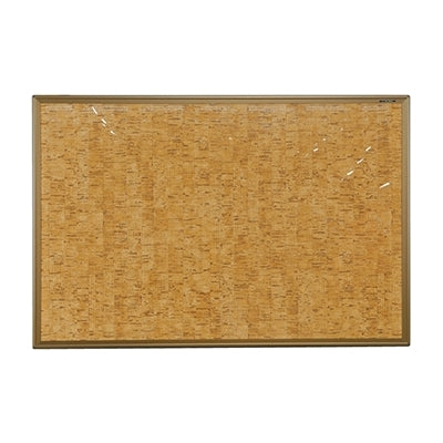 <国産>ピタコルク3X掲示板カラーアルミ枠(ブラウン)|誉PRINTING