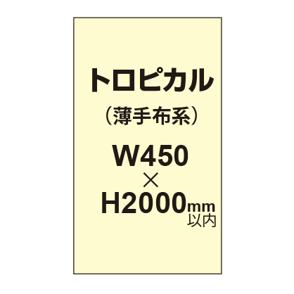 トロピカル (薄手布系)【W450?H2000mm以内】|誉PRINTING