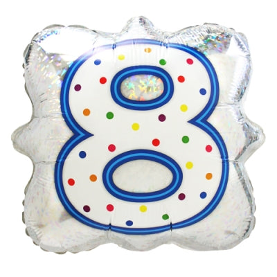 BLT18" ナンバーキャンドル 8 (5枚入)|誉PRINTING