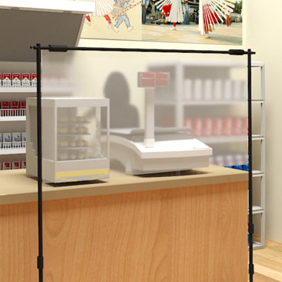 【コロナ対策】飛沫感染防止カーテンスタンド|誉PRINTING